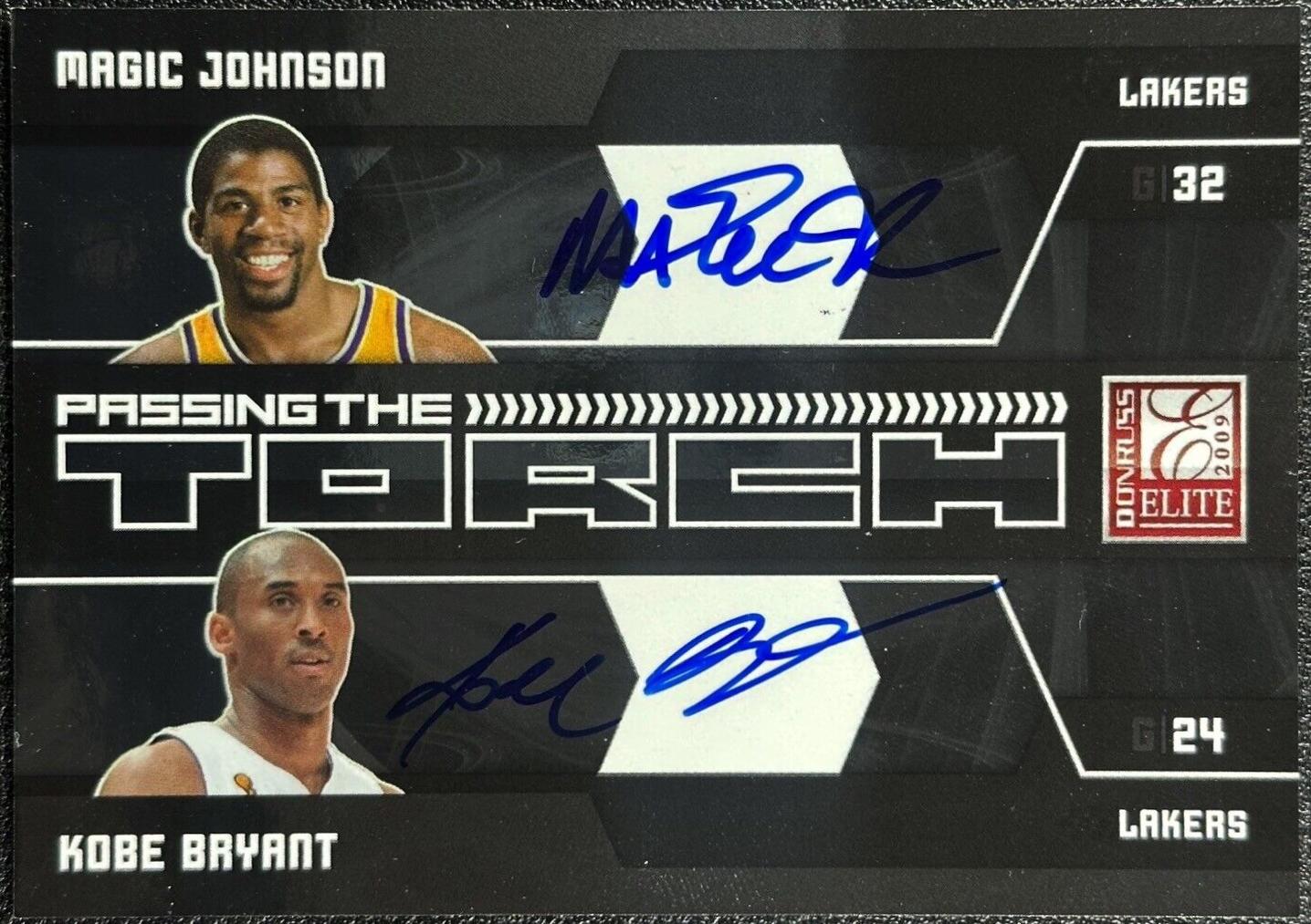 Magic Johnson / Kobe Bryant [Autograph] #1