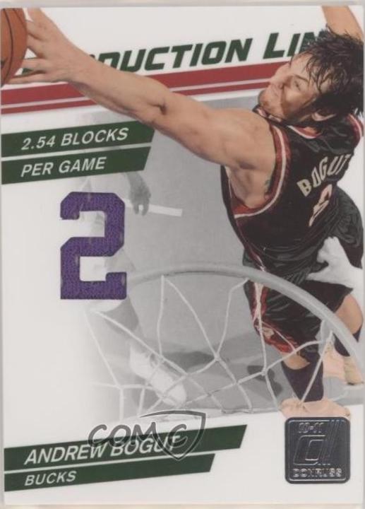 Andrew Bogut [Stats Die Cut Materials Prime] #61