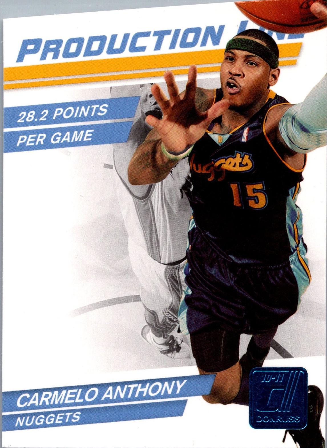 Carmelo Anthony [Die Cut Sapphire] #3