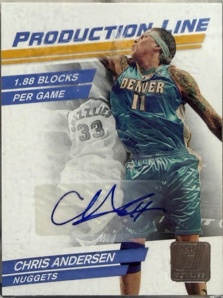 Chris Andersen [Signature] #66