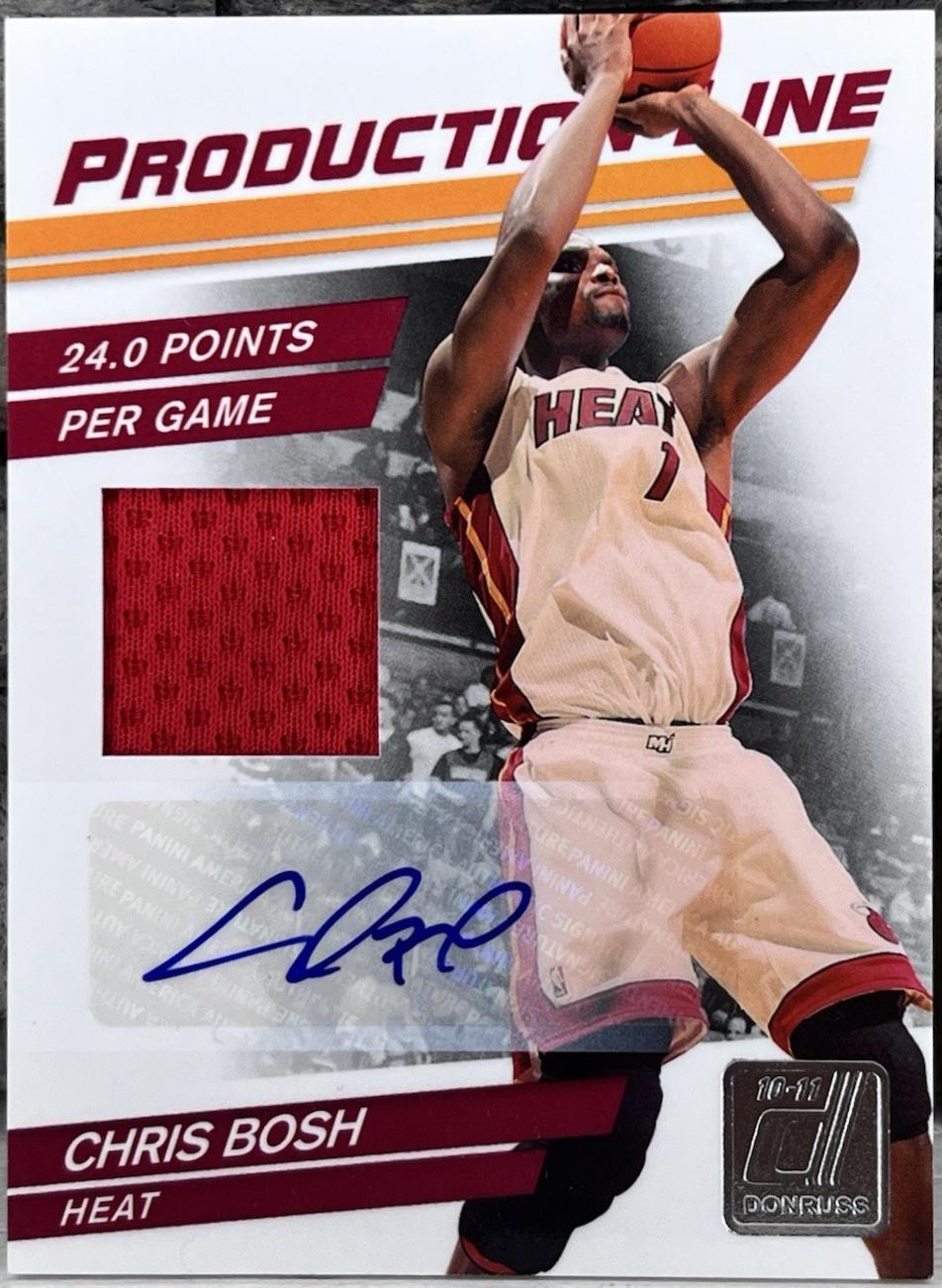 Chris Bosh [Signature] #9