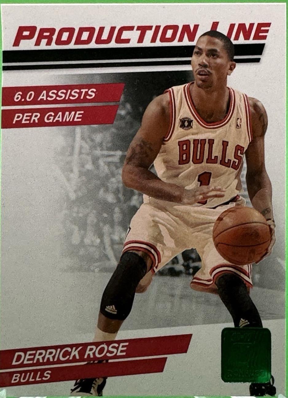Derrick Rose [Die Cut Emerald] #52