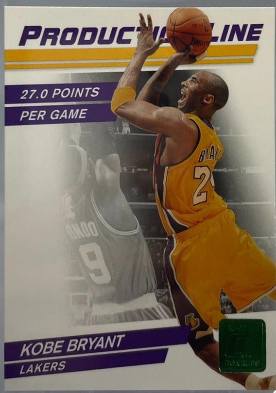 Kobe Bryant [Die Cut Emerald] #4
