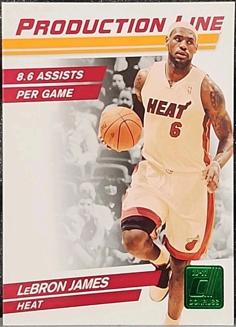LeBron James [Die Cut Emerald] #46