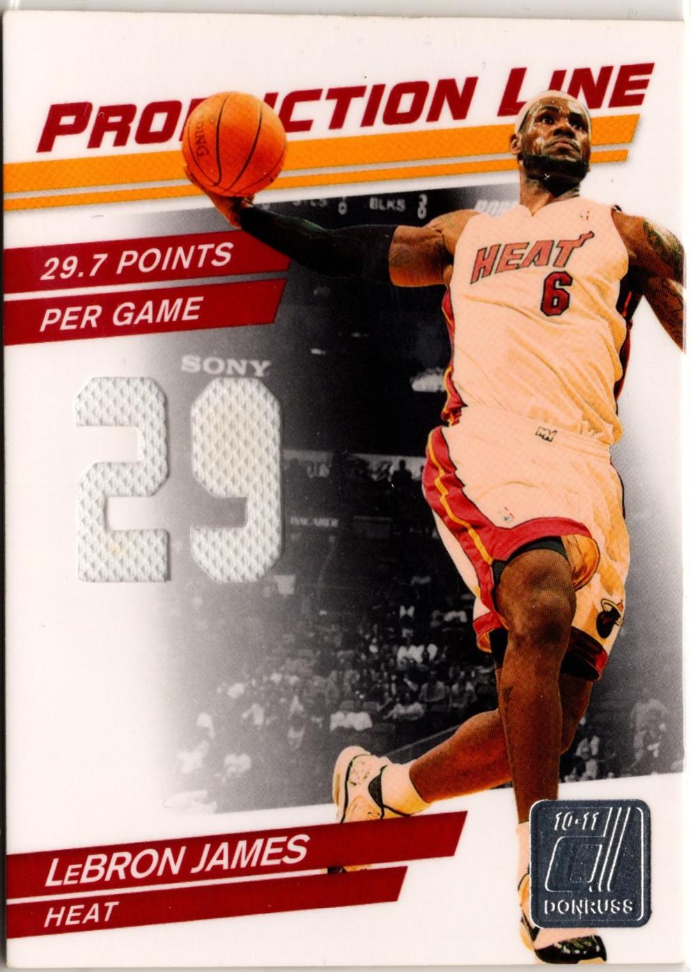 LeBron James [Stats Die Cut Material] #2