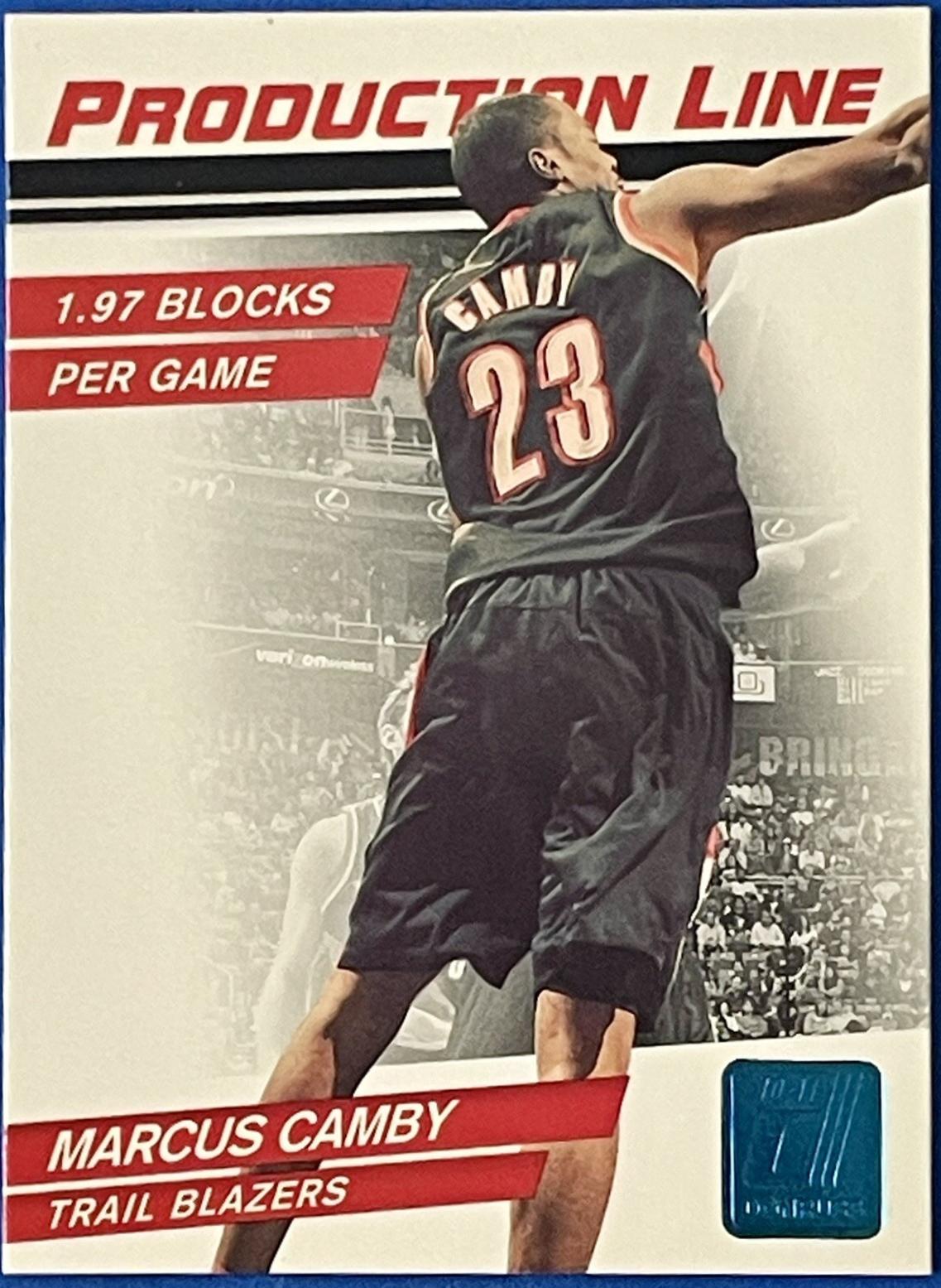 Marcus Camby [Die Cut Sapphire] #65