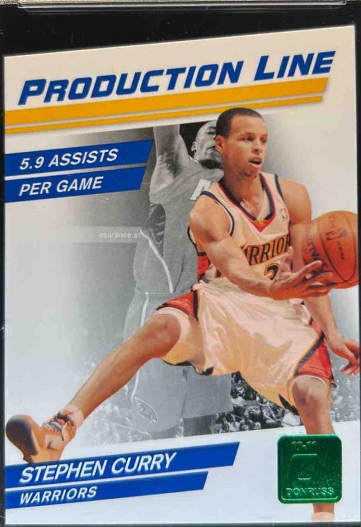 Stephen Curry [Die Cut Emerald] #54