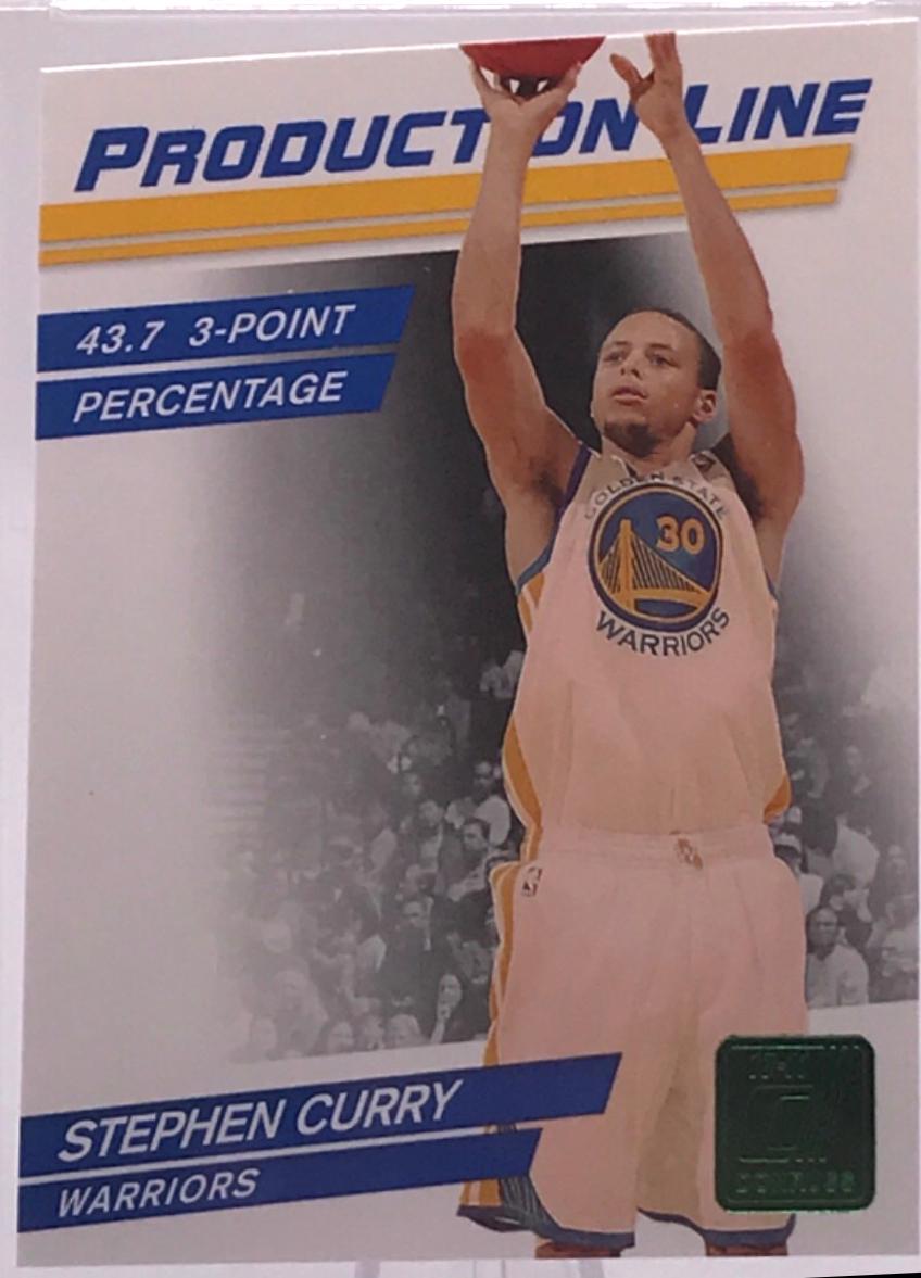 Stephen Curry [Die Cut Emerald] #96