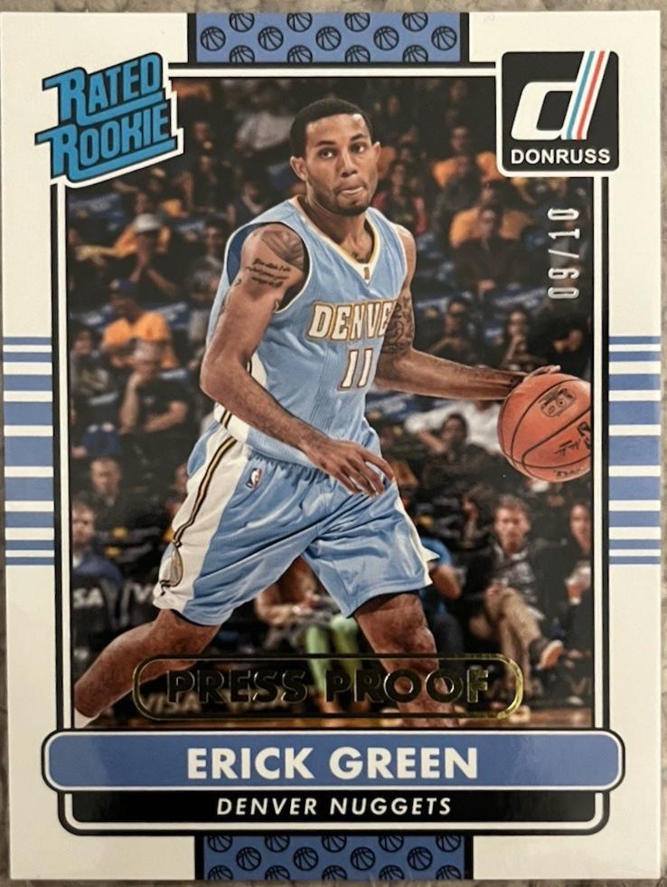 Erick Green [Gold Press Proof] #234
