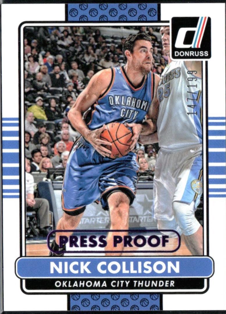 Nick Collison [Purple Press Proof] #95