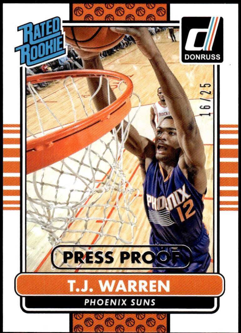 T.J. Warren [Silver Press Proof] #225