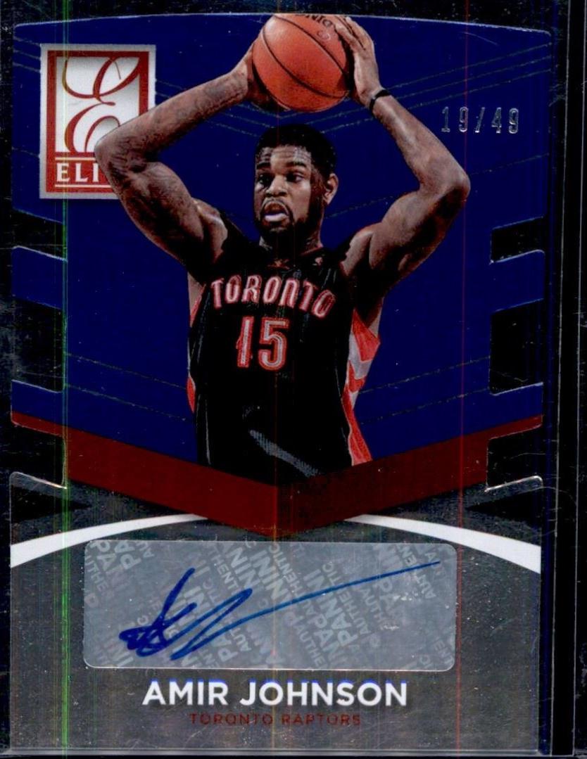 Amir Johnson [Blue Die-Cut] #76