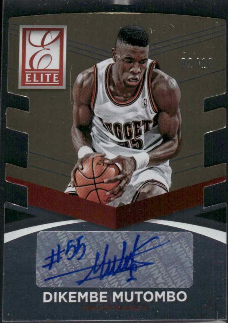Dikembe Mutombo [Gold Die-Cut] #40