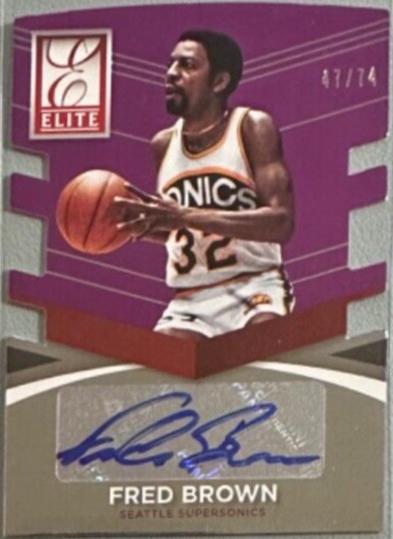 Fred Brown [Purple Die-Cut] #43