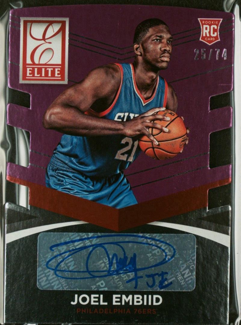 Joel Embiid [Purple Die-Cut] #24