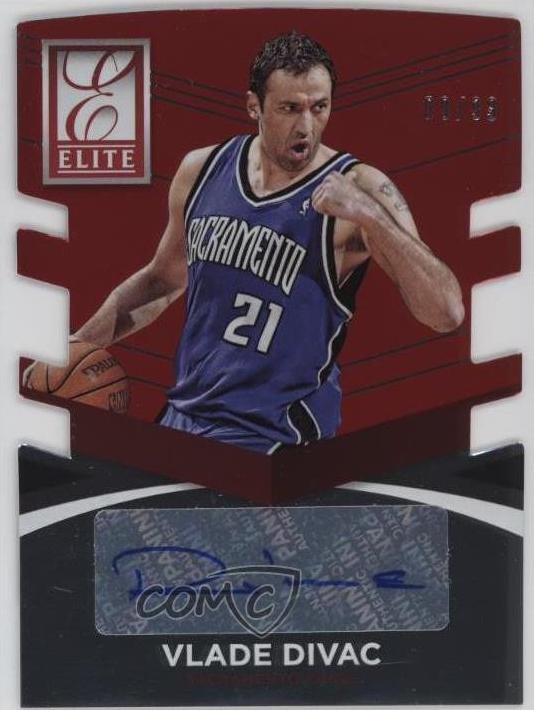 Vlade Divac [Red Die-Cut] #60