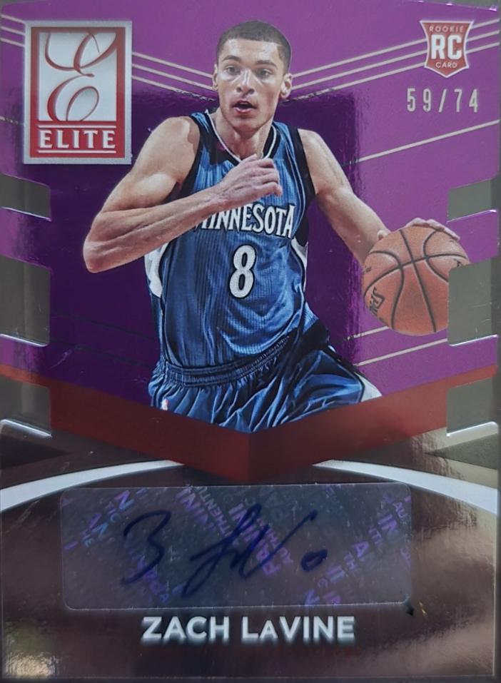 Zach LaVine [Purple Die-Cut] #16