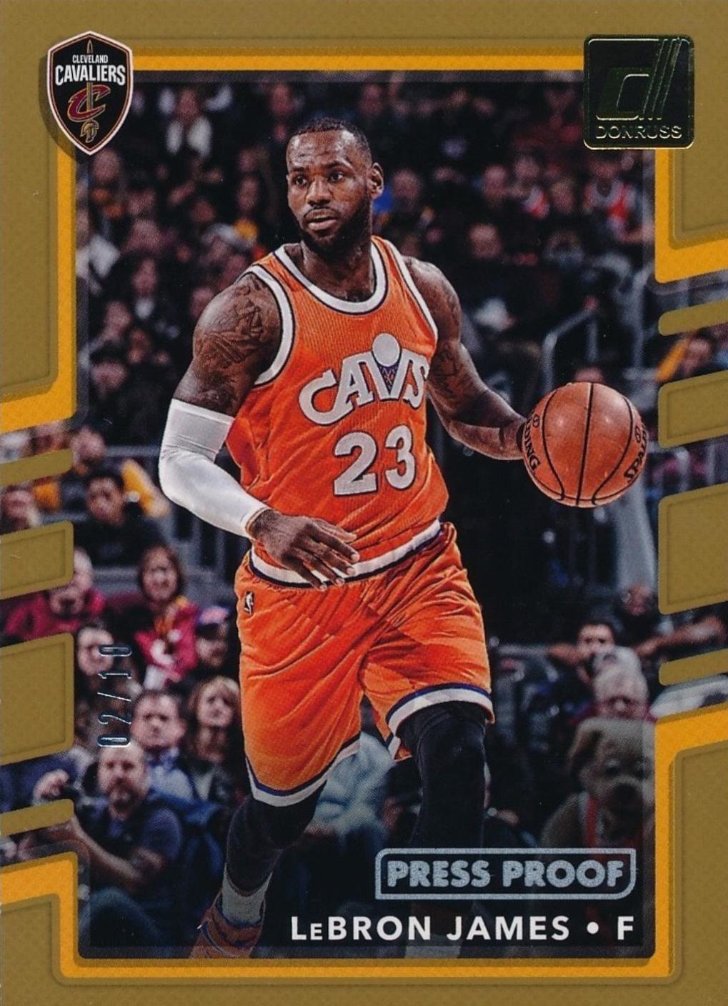 LeBron James [Press Proof Gold] #27