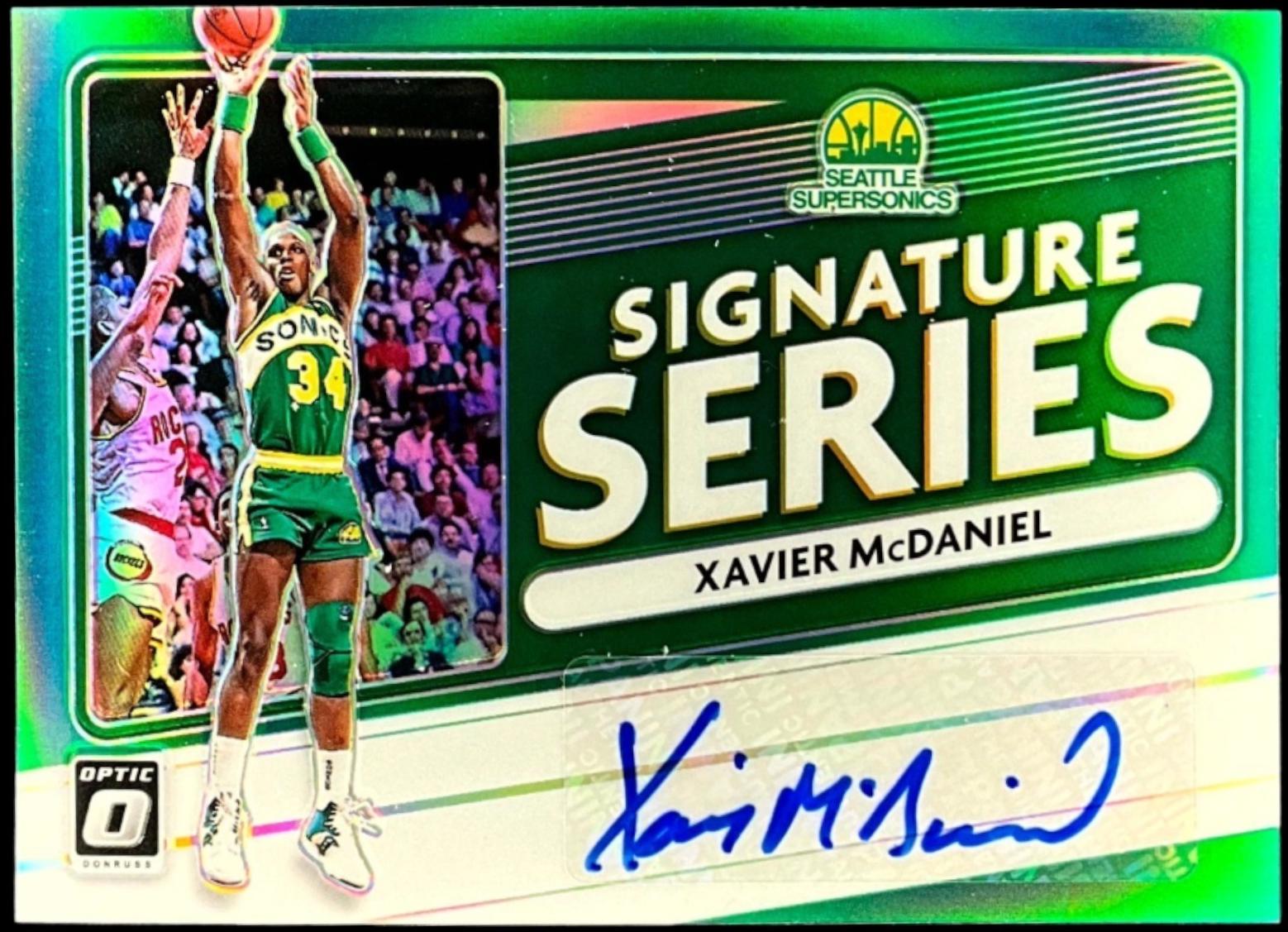 Xavier McDaniel [Green] #SS-XAM