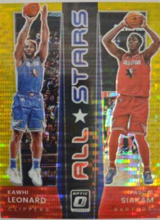 Kawhi Leonard, Pascal Siakam [Gold Pulsar] #19
