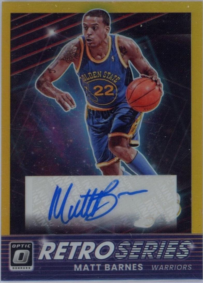 Matt Barnes [Gold] #RS-MBN