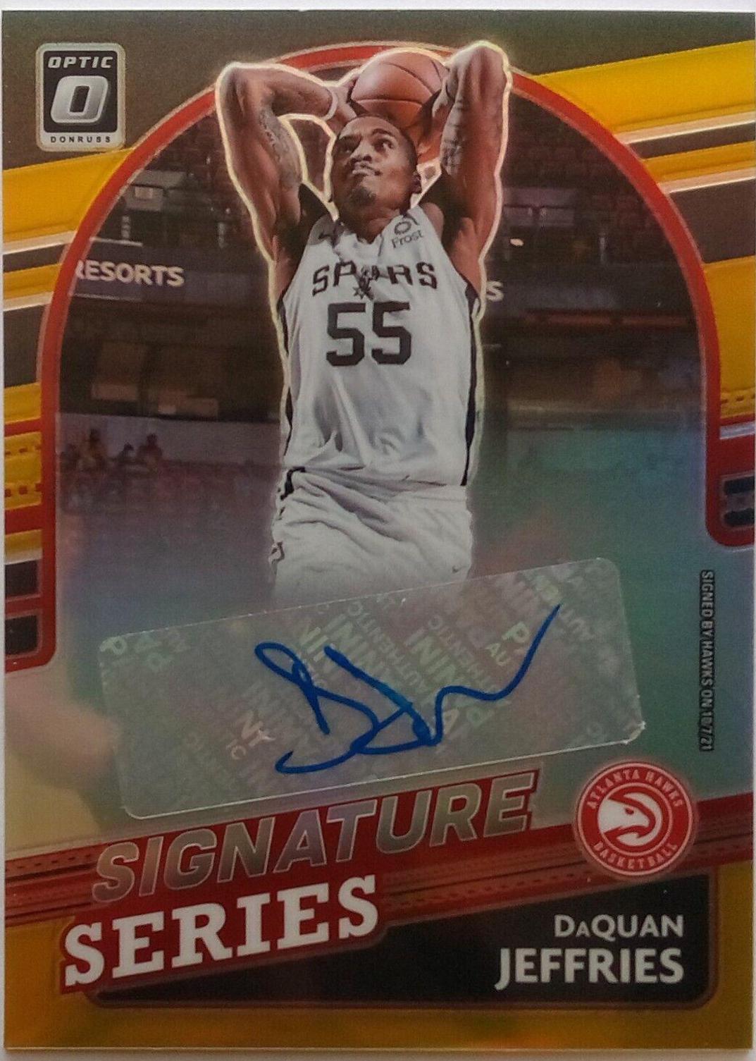 DaQuan Jeffries [Gold] #SS-DQJ