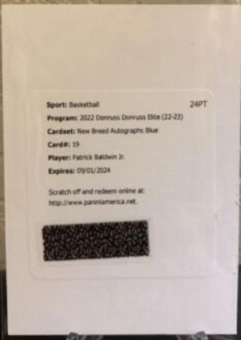 Patrick Baldwin Jr. [Blue] #NB-PBJ
