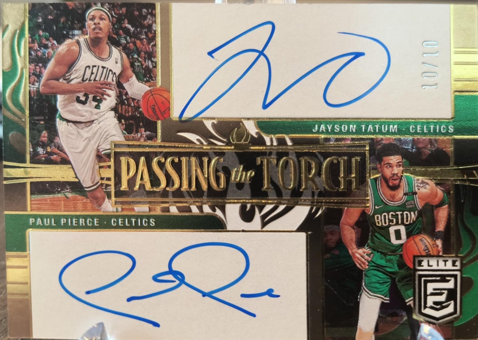Jayson Tatum / Paul Pierce [Gold] #PTS-BOS