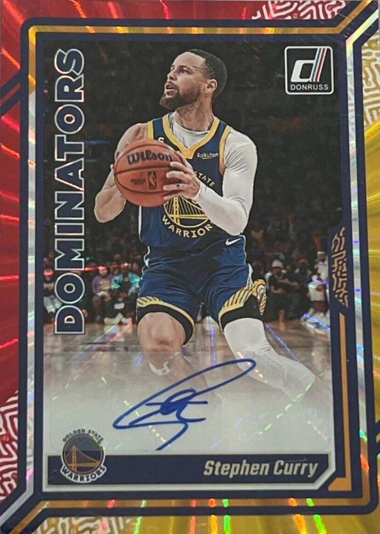 Stephen Curry [Red And Gold Laser Holo] #DA-SCG