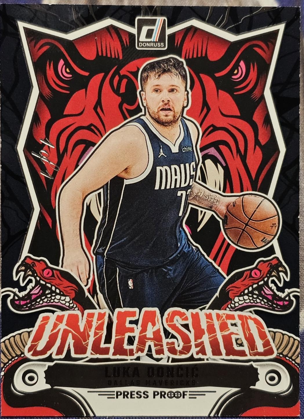 Luka Doncic [Press Proof Black] #9