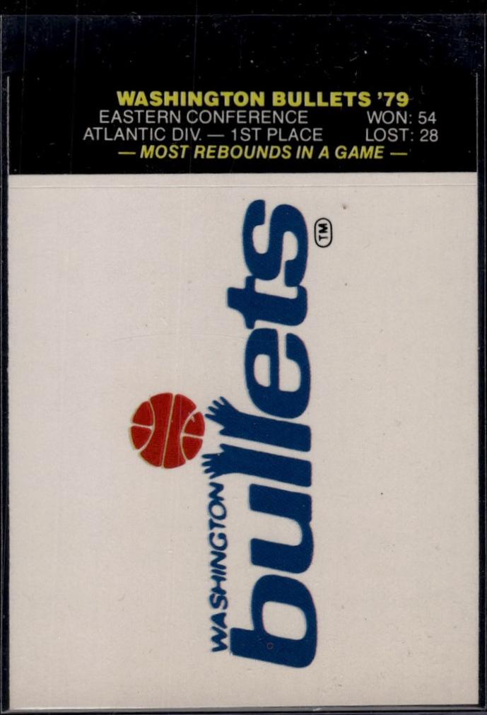 Washington Bullets Logo