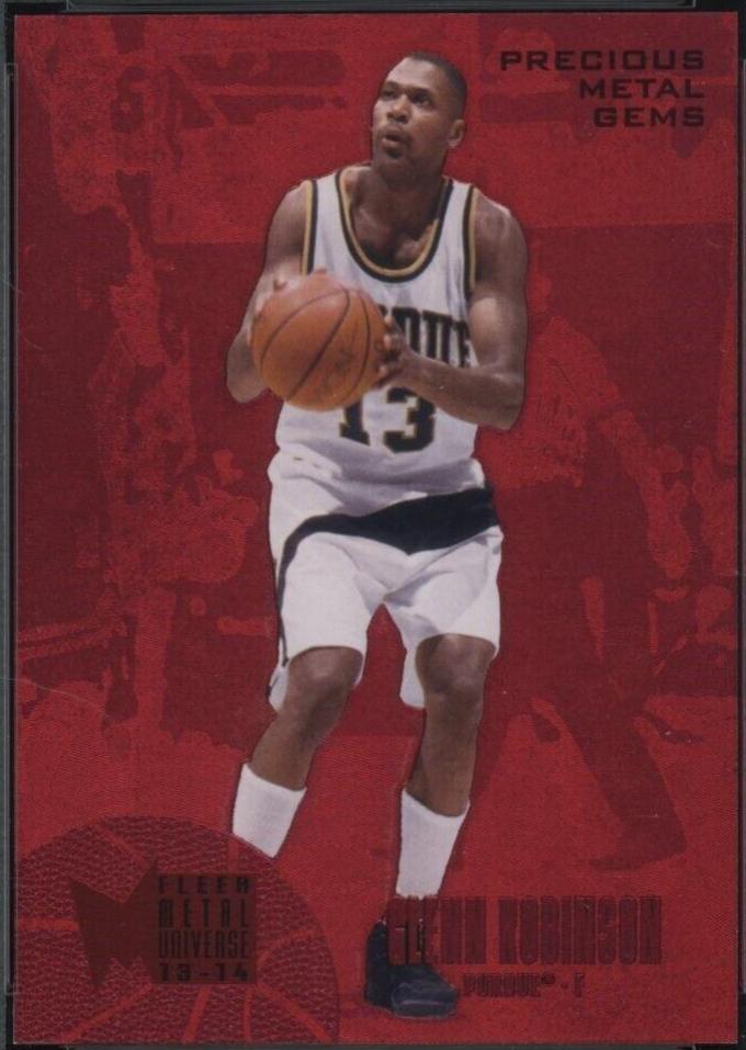 Glenn Robinson Metal Universe Precious Metal Gems Red #243