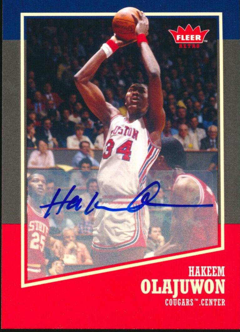 Hakeem Olajuwon Autograph #33