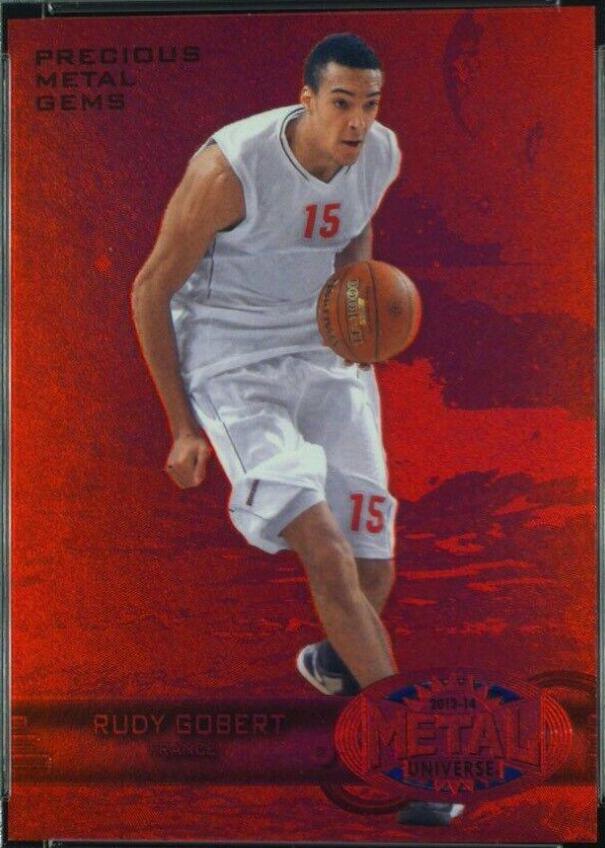 Rudy Gobert Metal Universe Precious Metal Gems Red #263