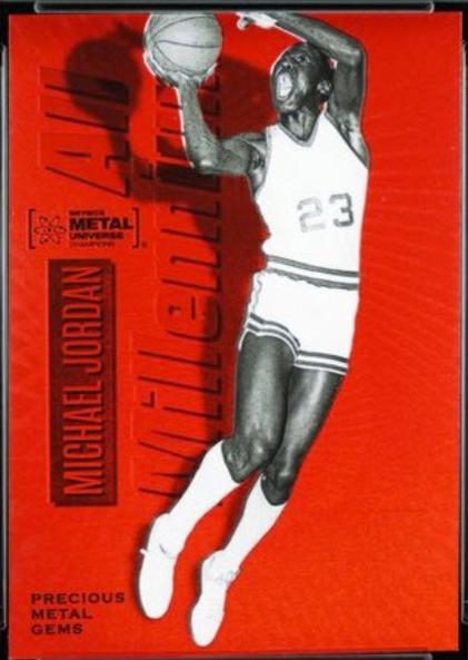 Michael Jordan [Red Precious Metal Gems] #101