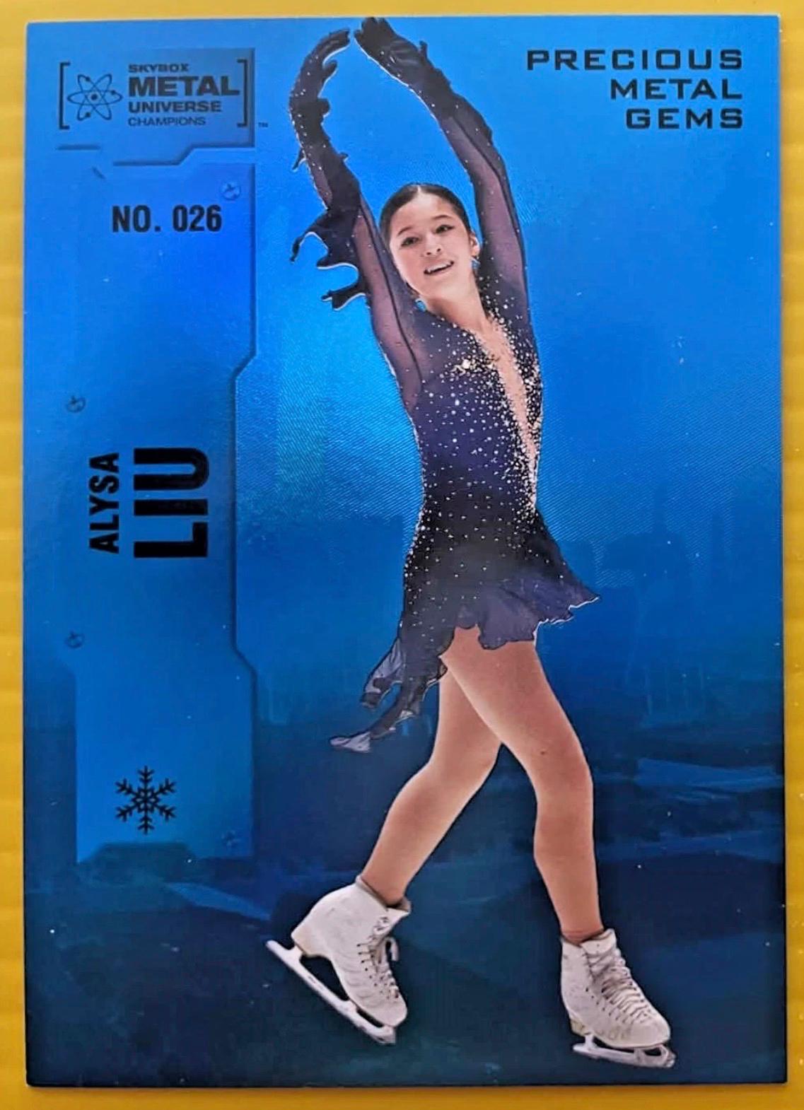 Alysa Liu [Blue Precious Metal Gems] #26