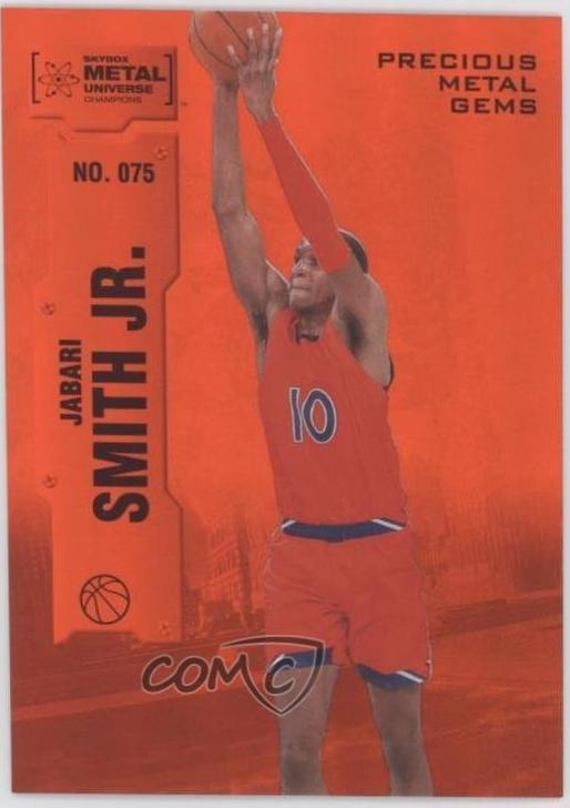 Jabari Smith [Orange Precious Metal Gems] #75