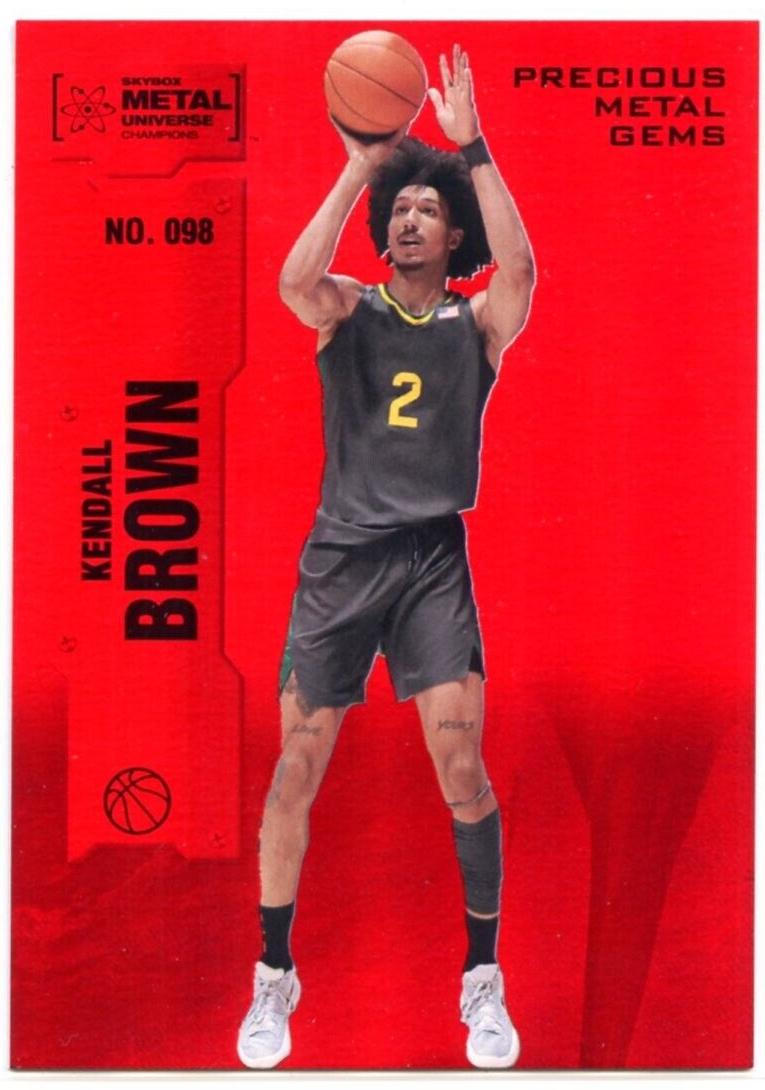 Kendall Brown [Red Precious Metal Gems] #98
