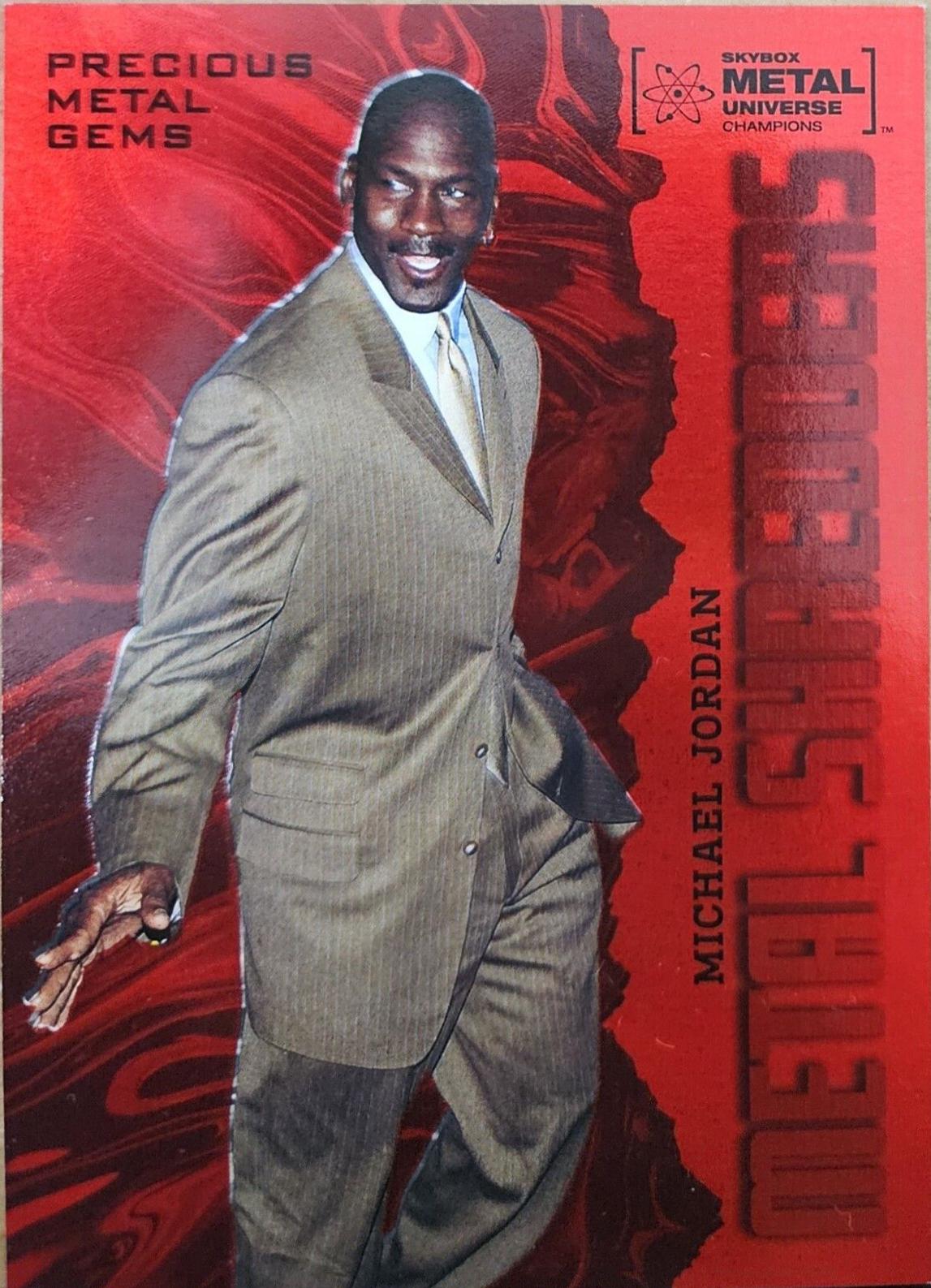 Michael Jordan [Red Precious Metal Gems] #101