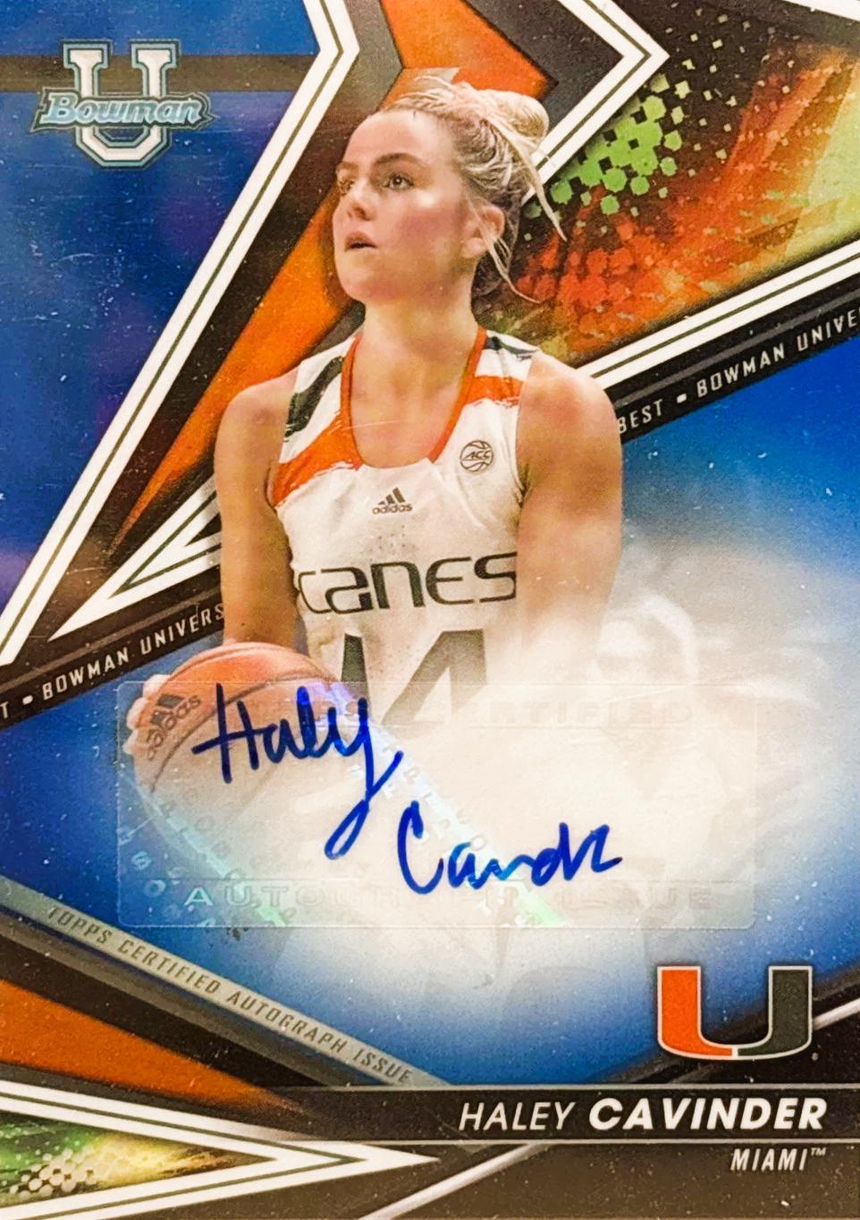 Haley Cavinder [Blue] #BOA-HYC