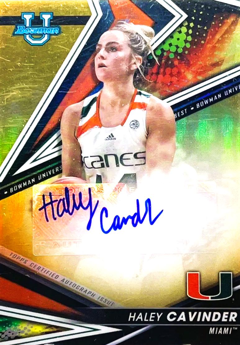 Haley Cavinder [Gold] #BOA-HYC
