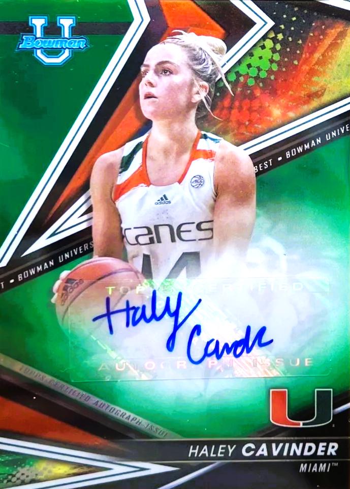Haley Cavinder [Green] #BOA-HYC
