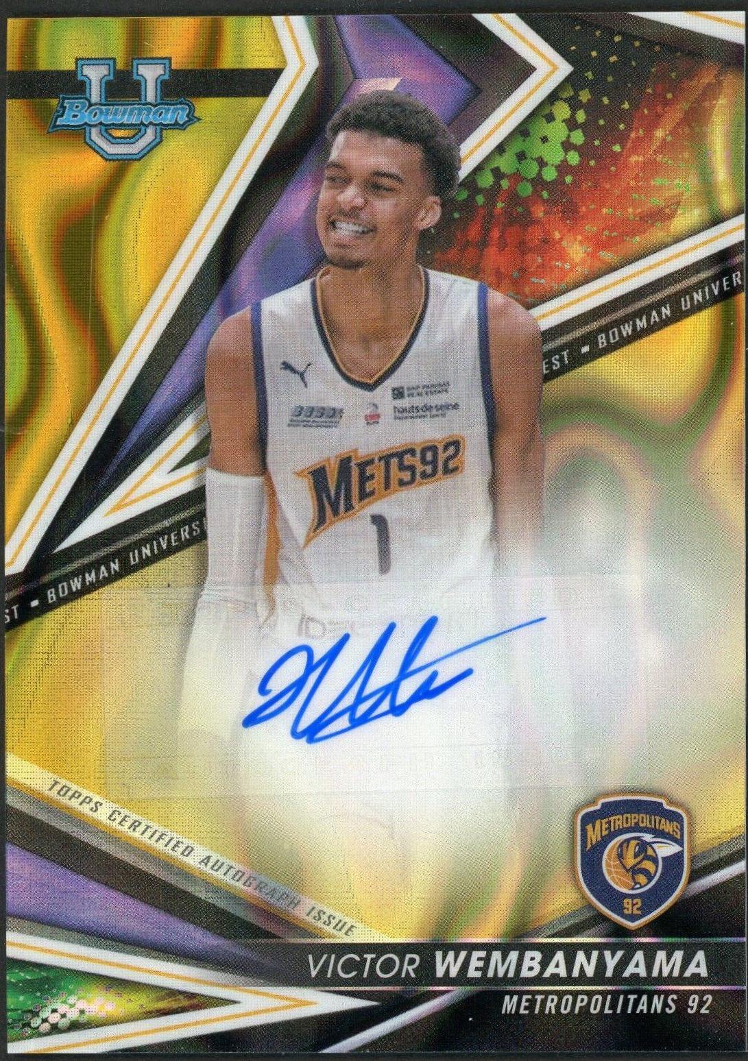 Victor Wembanyama [Gold Lava] #BOA-VW