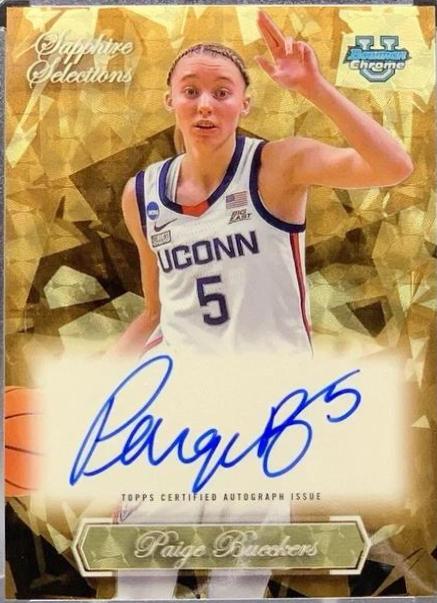 Paige Bueckers [Gold Autograph] #SA-PB