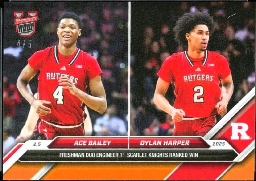 Ace Bailey / Dylan Harper [Orange] #60