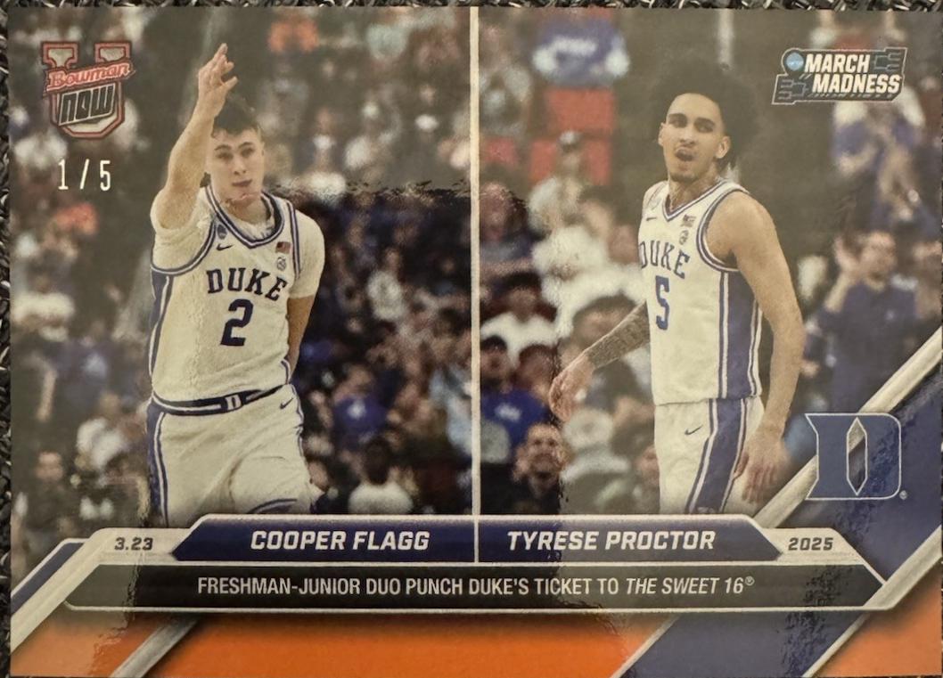 Cooper Flagg / Tyrese Proctor [Orange] #97