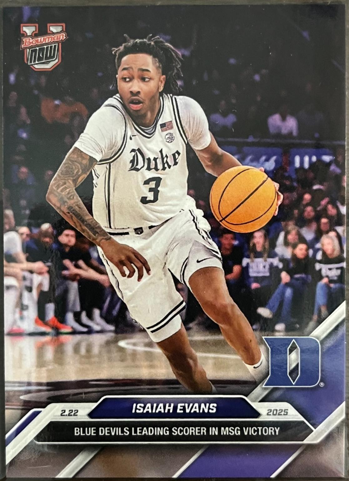Isaiah Evans [Blue] #75