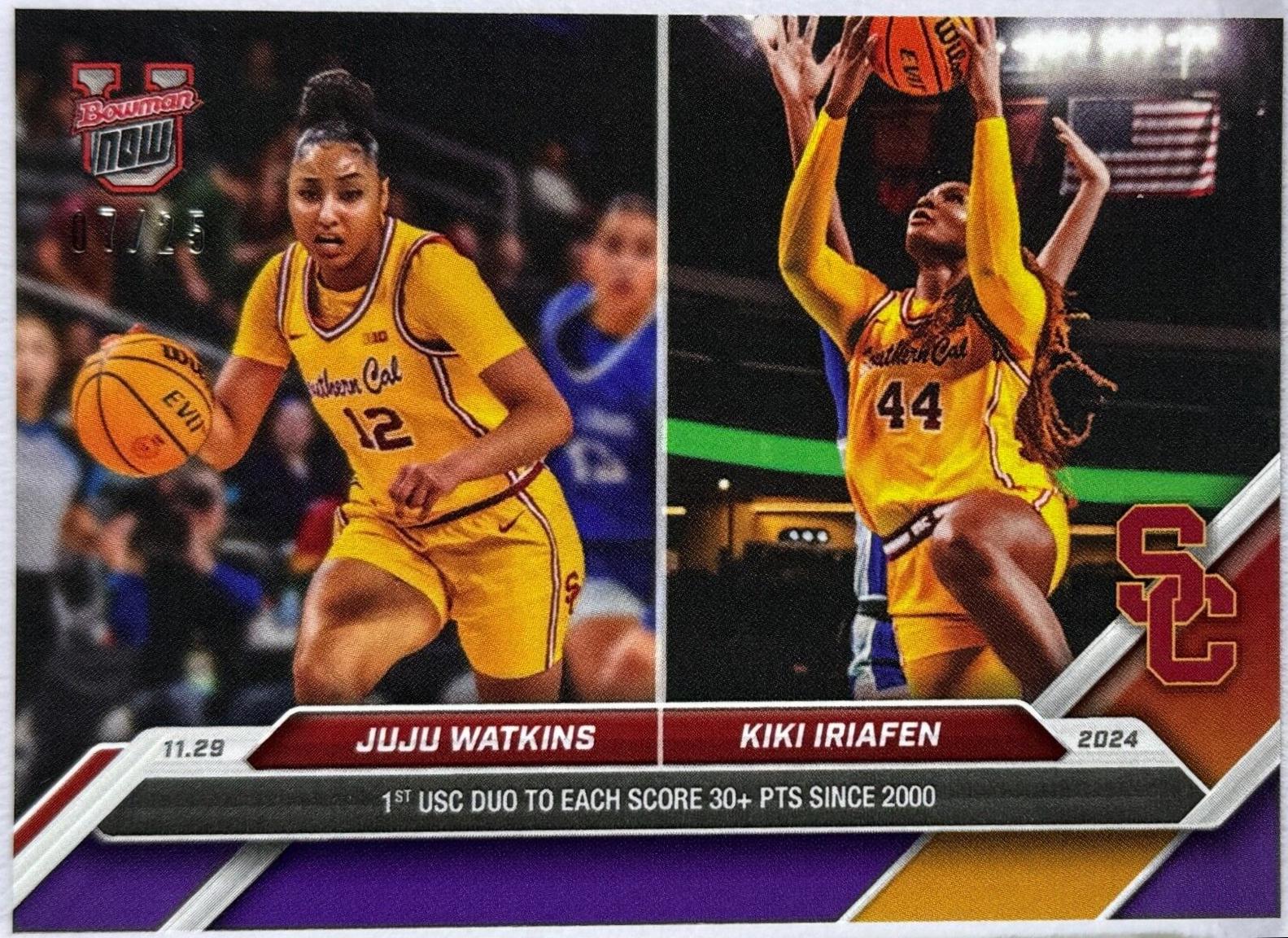 JuJu Watkins / Kiki Iriafen [Purple] #20