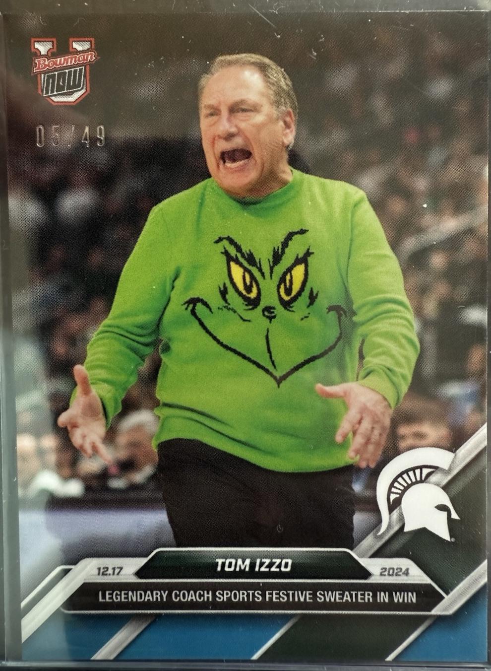 Tom Izzo [Blue] #34
