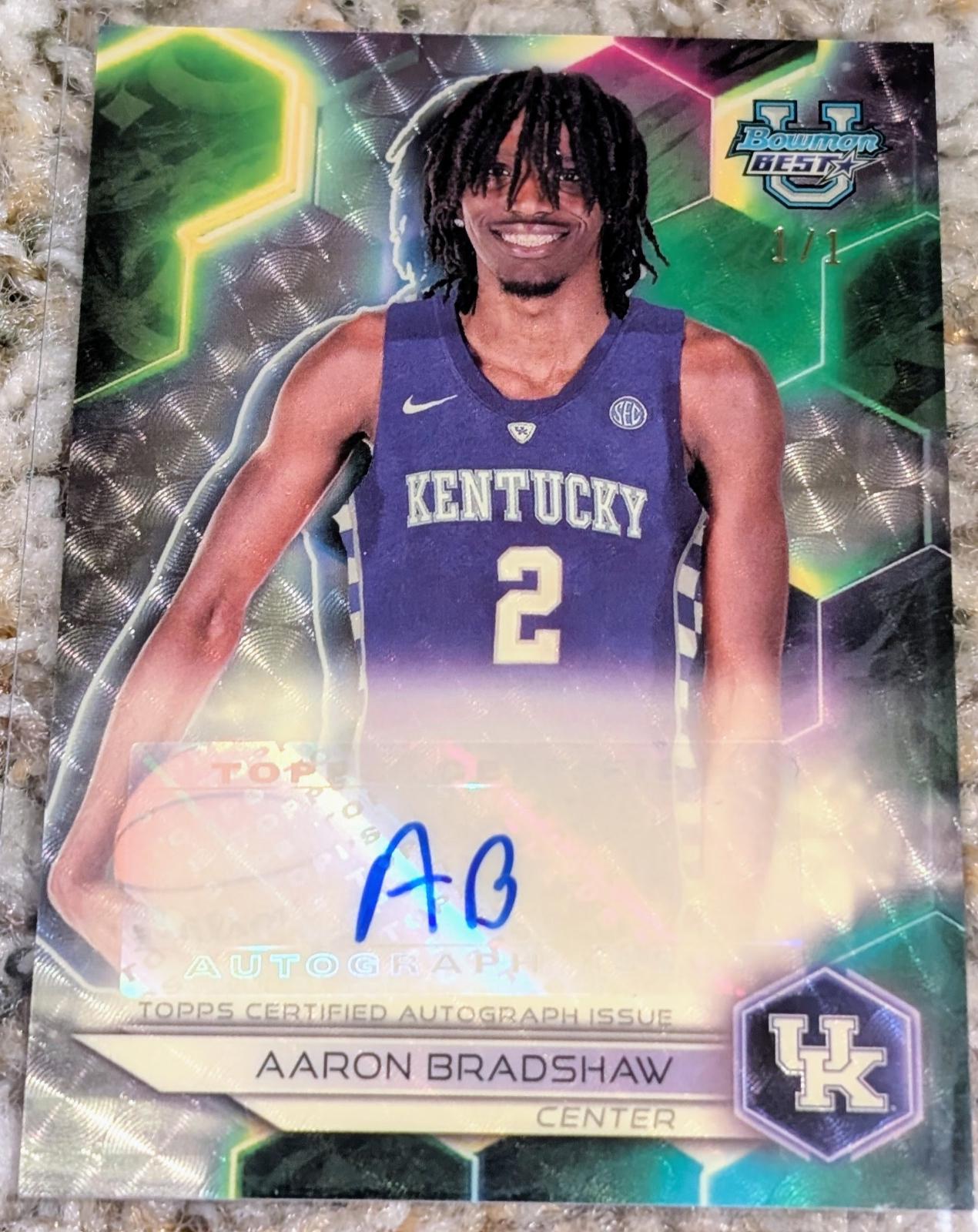 Aaron Bradshaw [Superfractor] #B23-AB